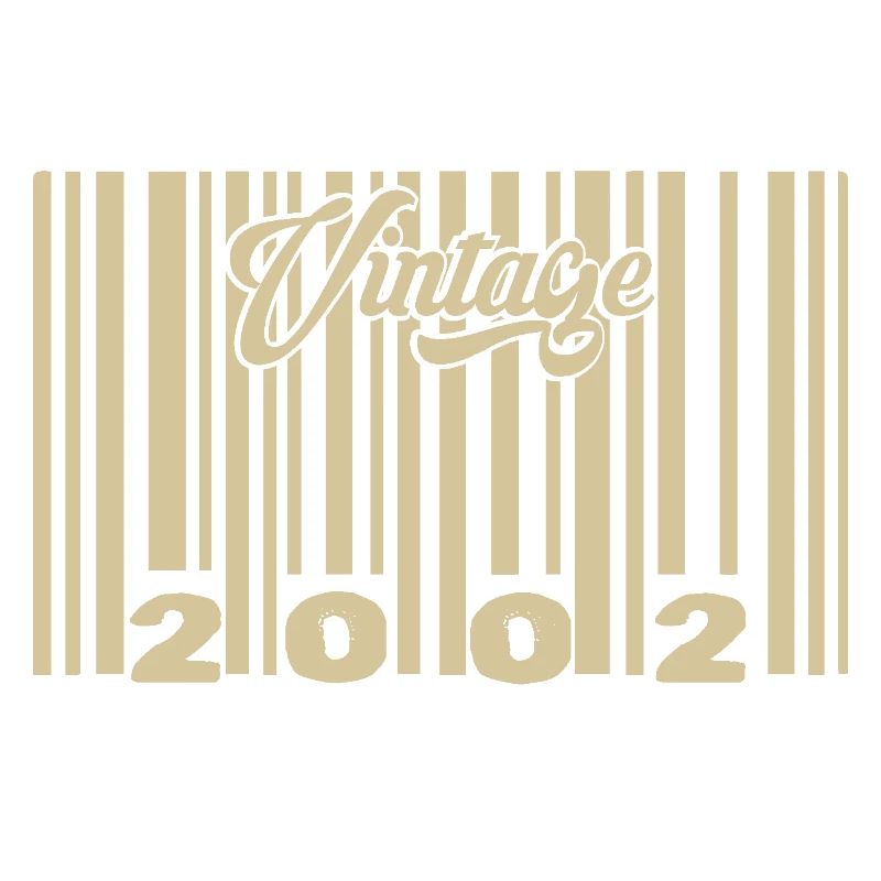 vintage 2002 Code barre 2002: Année 2025.