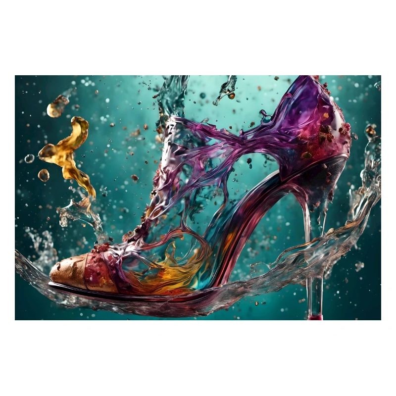 Explosion de couleurs dans l’eau 2 - AI