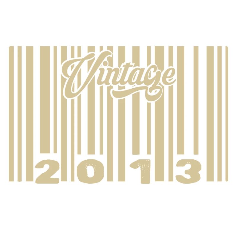 vintage 2013 Code barre 2013: Année 2025.