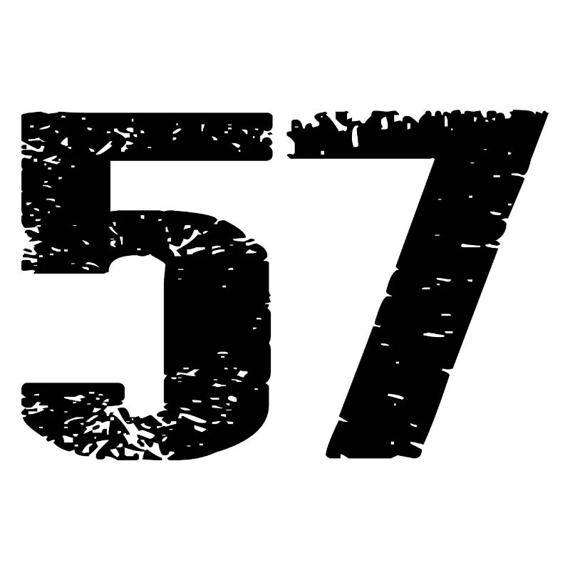 57 Zahl Trikot