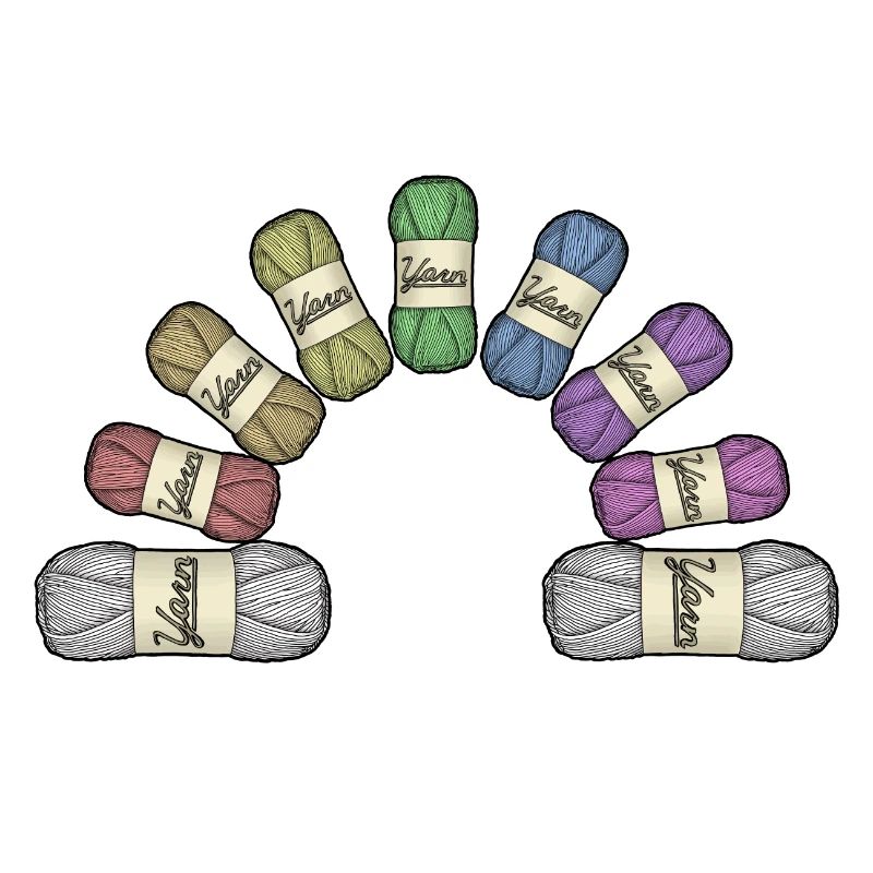 Regenbogen oder Garn