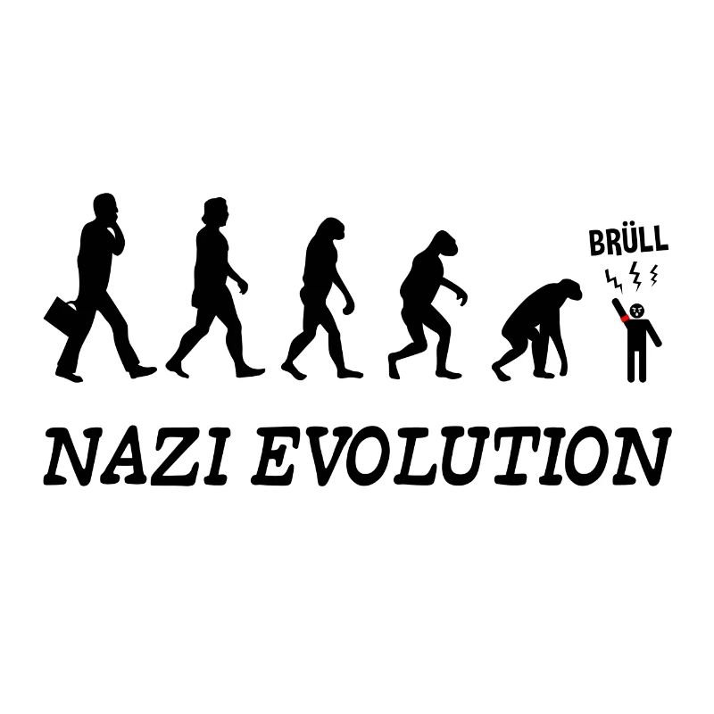 Anti Nazi Spruch