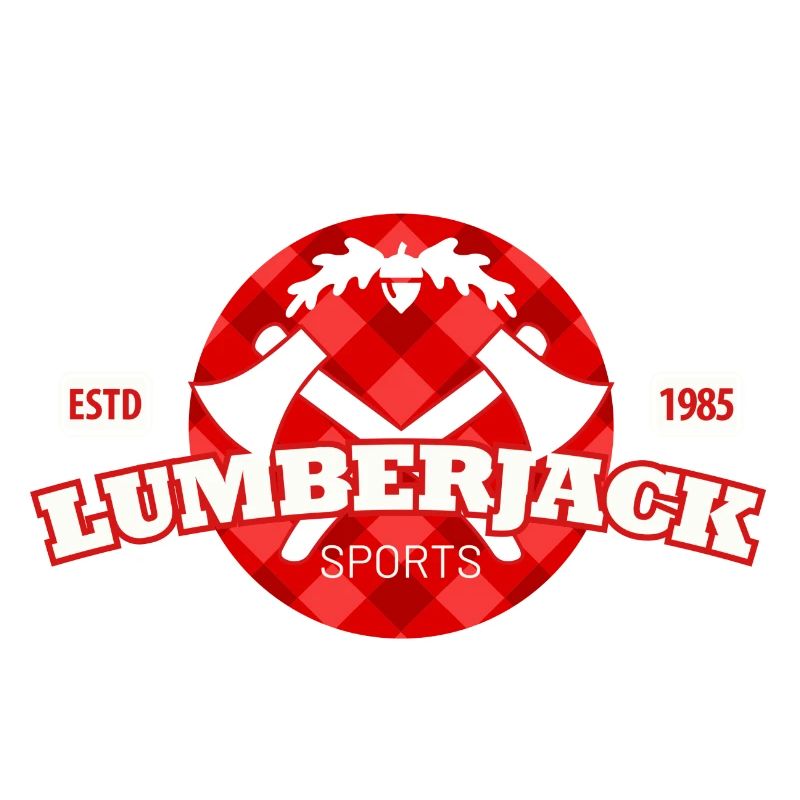 lumberjack check pattern in a circle