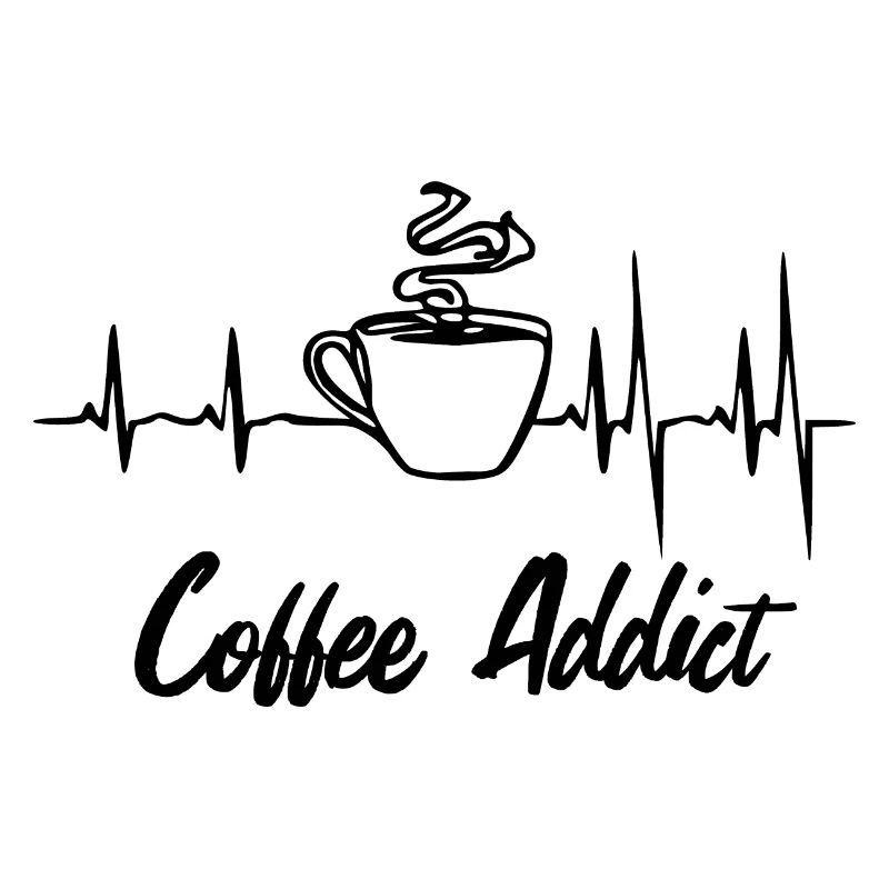 Heartbeat ECG Coffee Pulse Café Caffeine Gift