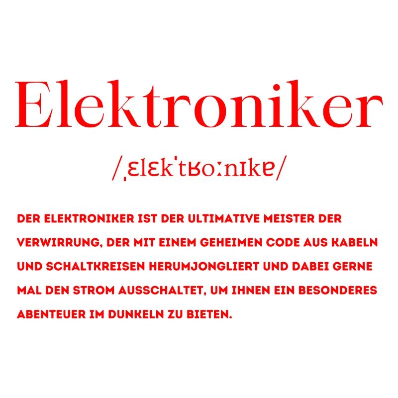 Elektroniker Definition