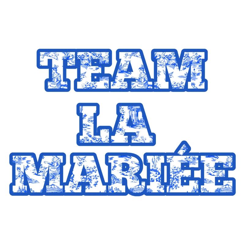 Blue Chinoiserie Brautteam
