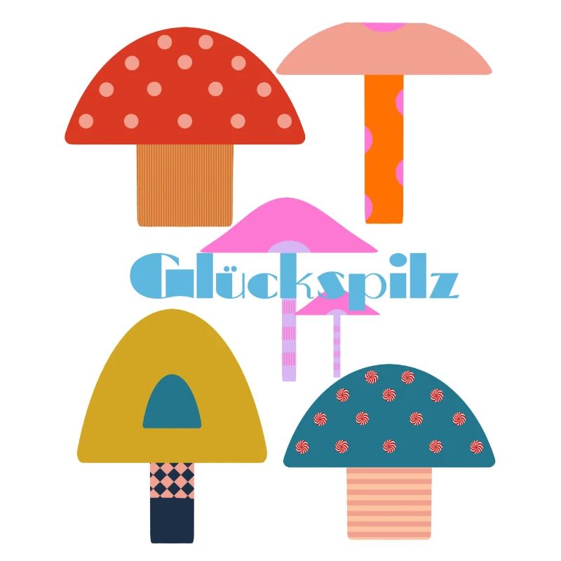 Bunte Glückspilze