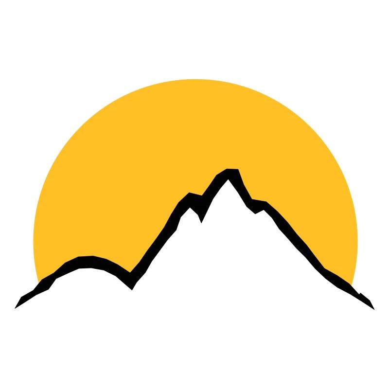 Schöne Berge Sonne
