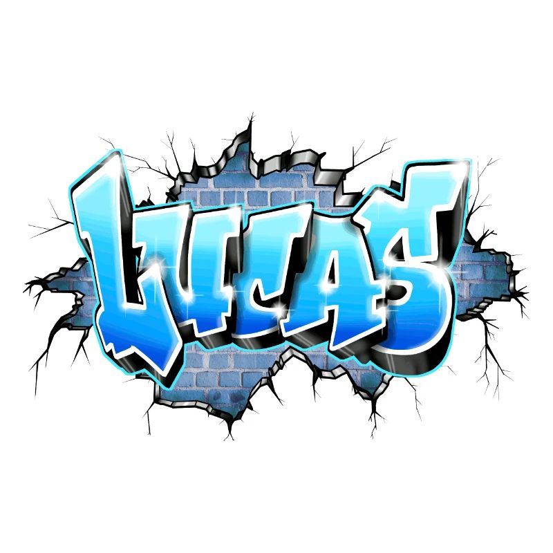 Lucas Graffiti Name