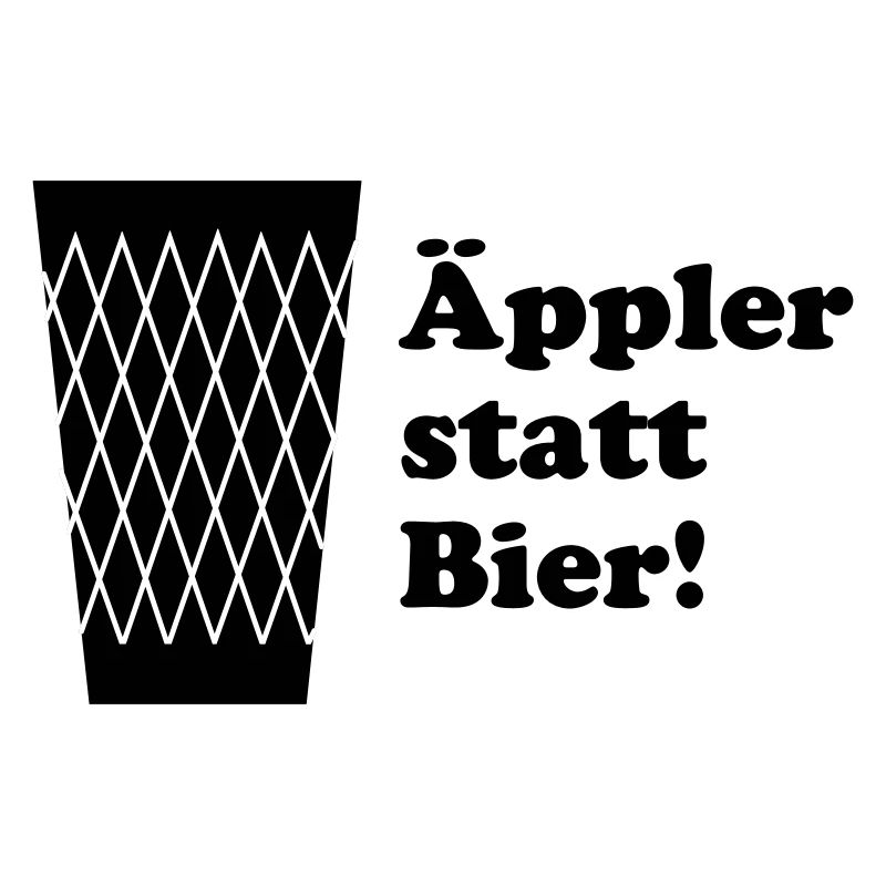 Geripptes Äppler statt Bier