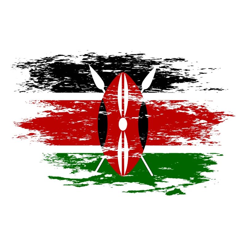 Kenia Flagge used