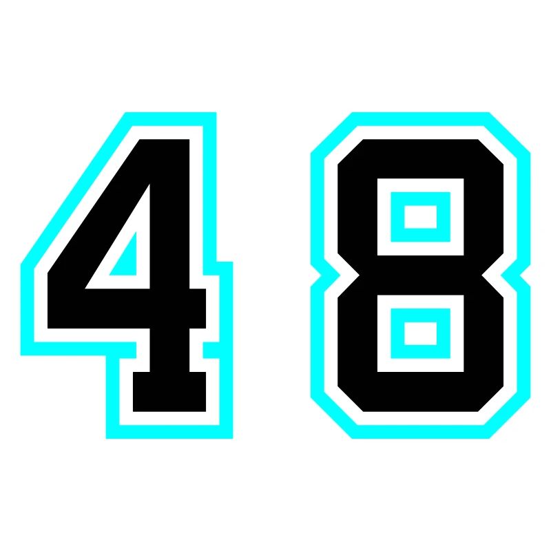 48 Zahl symbol
