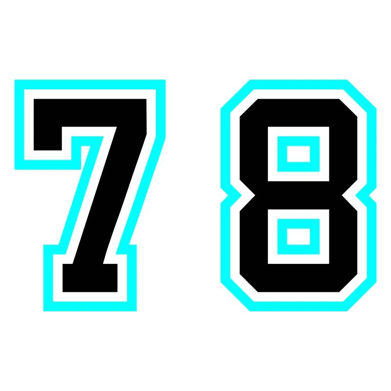 78 Zahl Symbol
