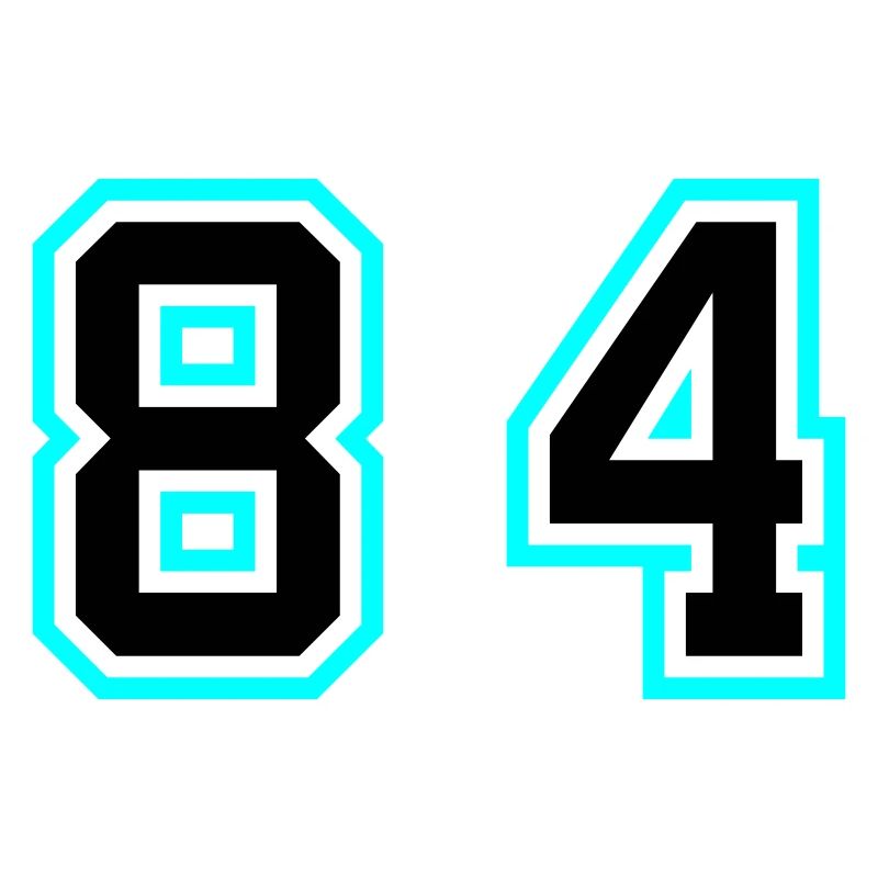 84 Zahl Symbol