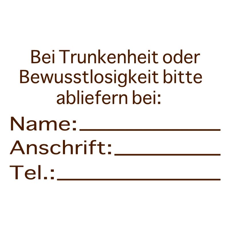 betrunken