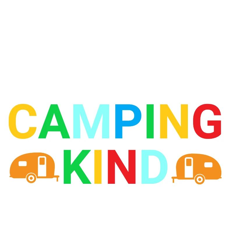 Glückliches Camping Kind