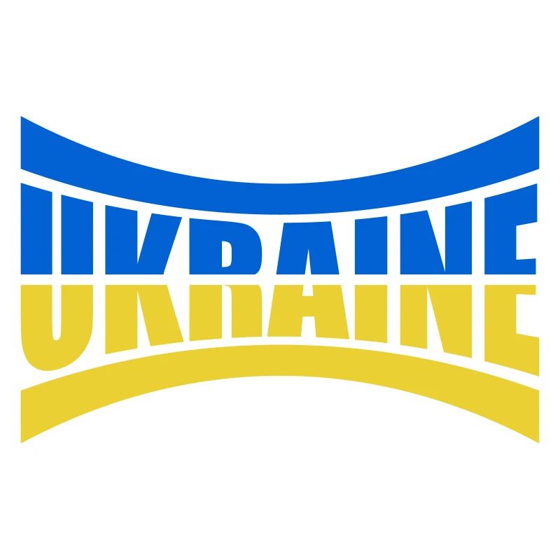 Flagge Balken Ukraine
