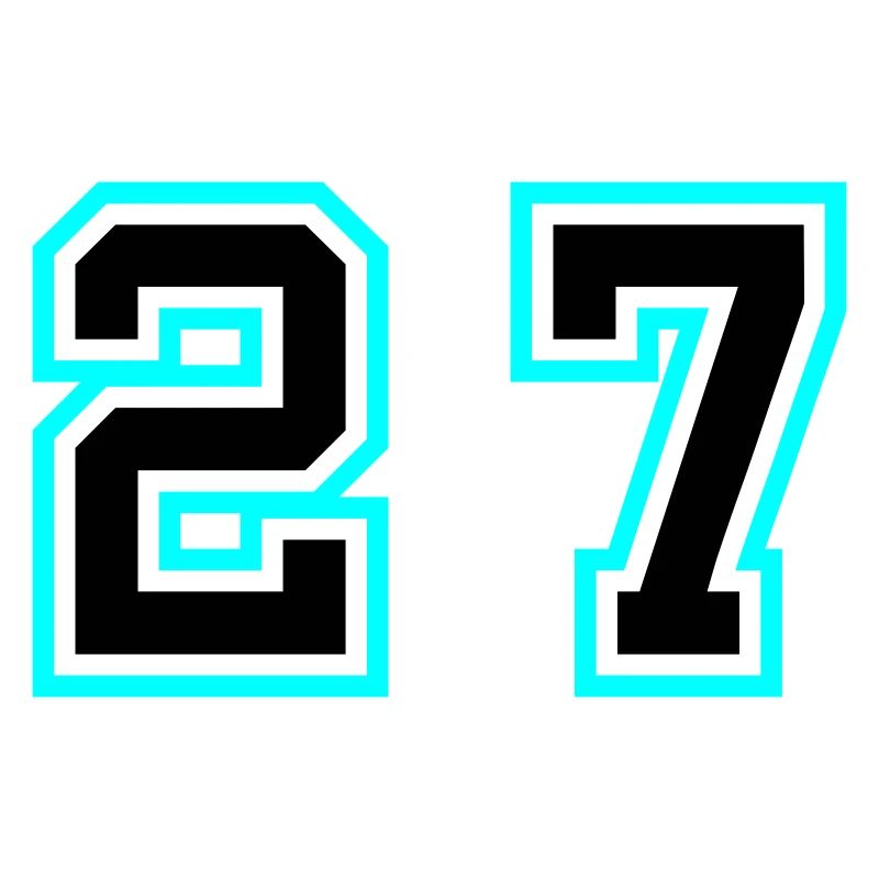 27 Zahl symbol