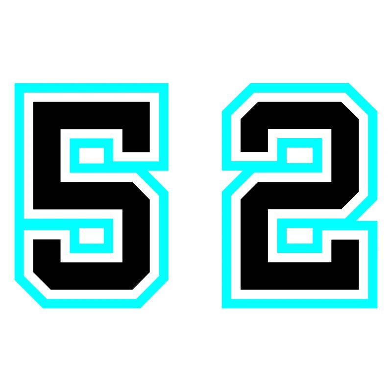 52 Zahl Symbol