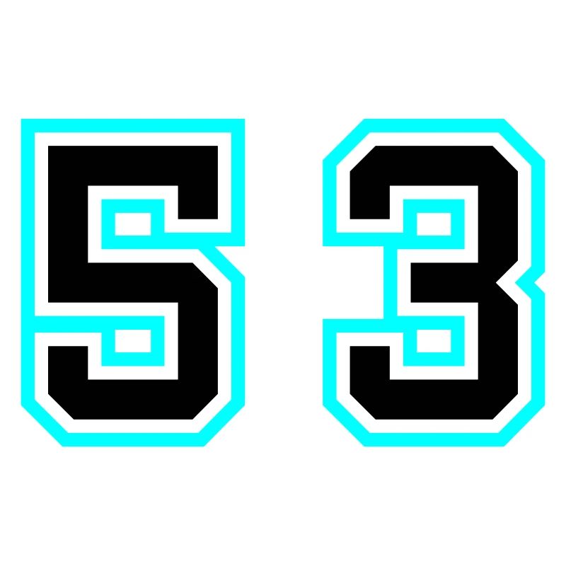 53 Zahl Symbol