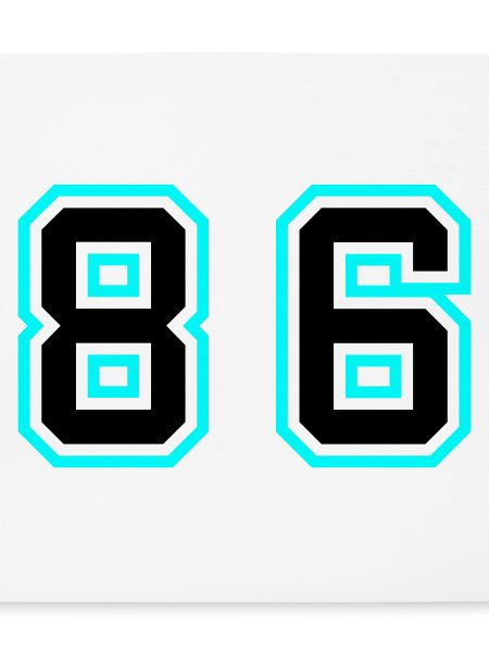 86 Zahl Symbol