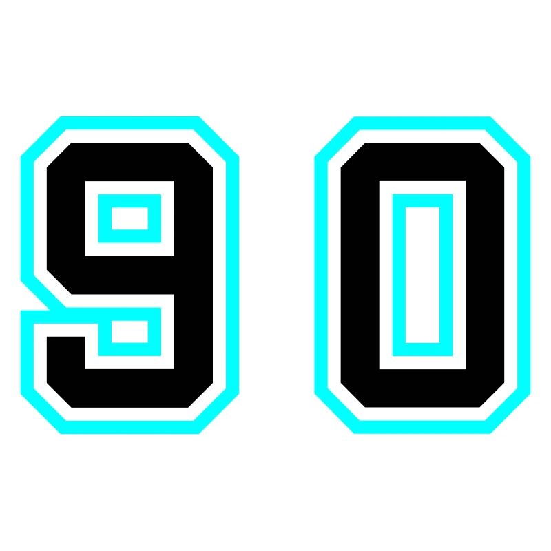 90 Zahl Symbol