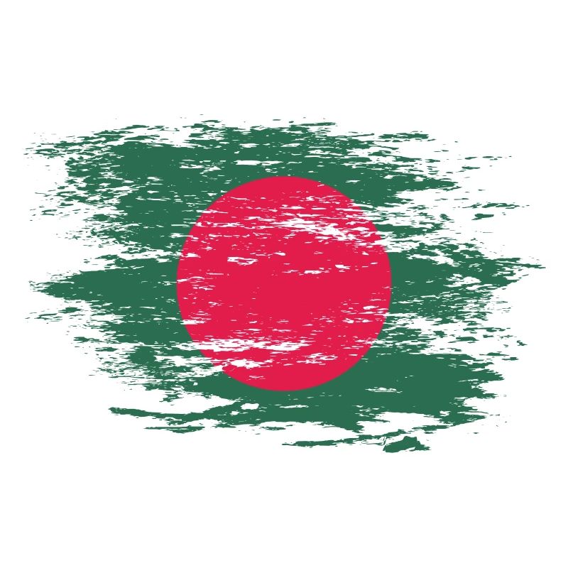 Bangladesch Flagge used