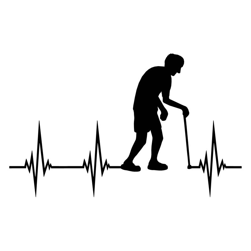 Opa Herzschlag EKG