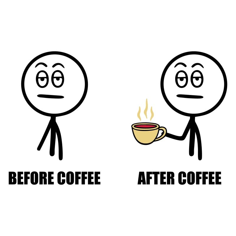 Before Coffee, After Coffee