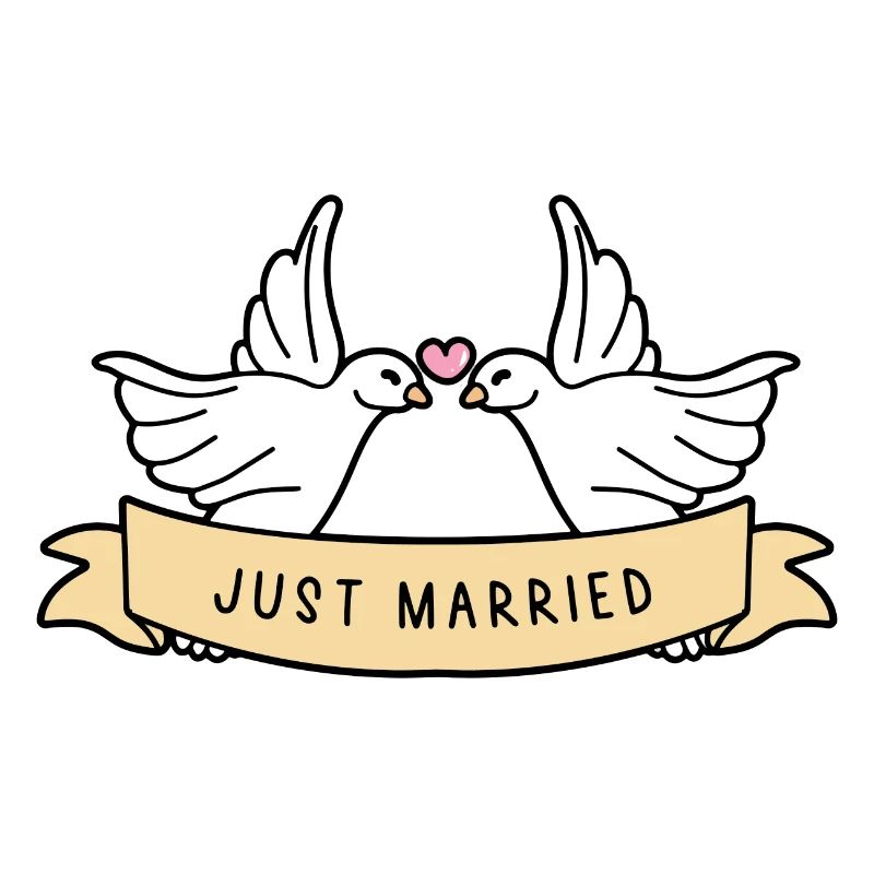 Just Married Hochzeit