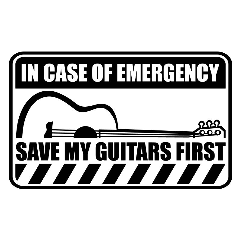 Warning Save My Guitars