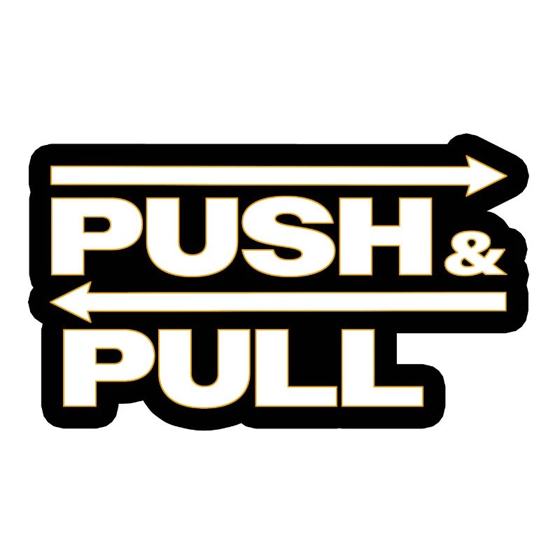Push and Pull black