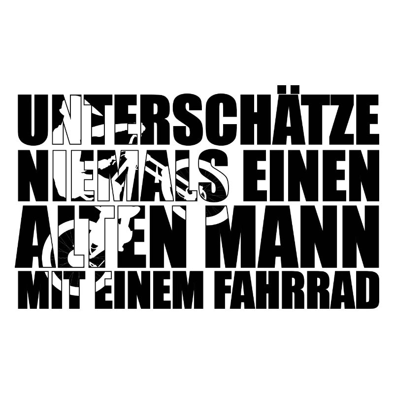 Lustiger Fahrrad Spruch