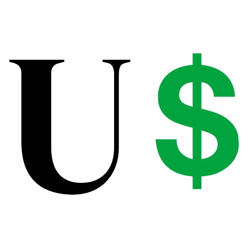 Buchstabe u Dollar