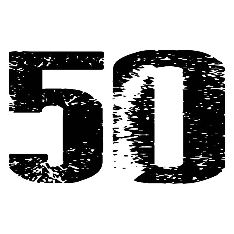 50 Zahl Trikot