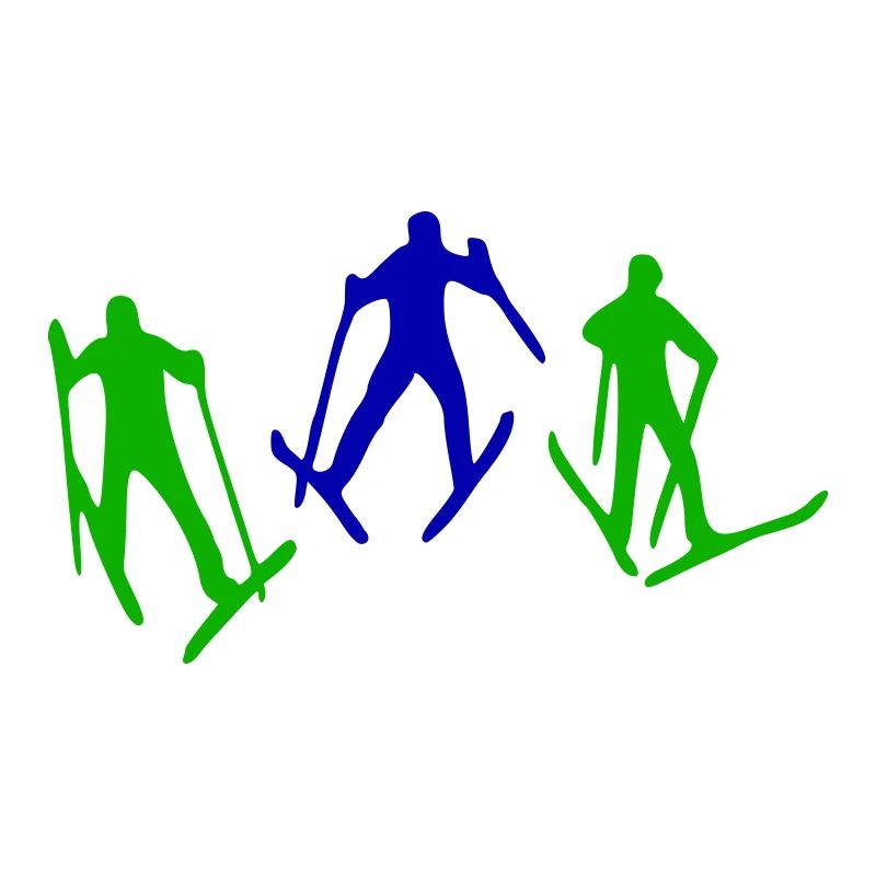 Ski Langlauf Skiläufer