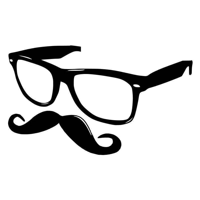 nerdy moustache