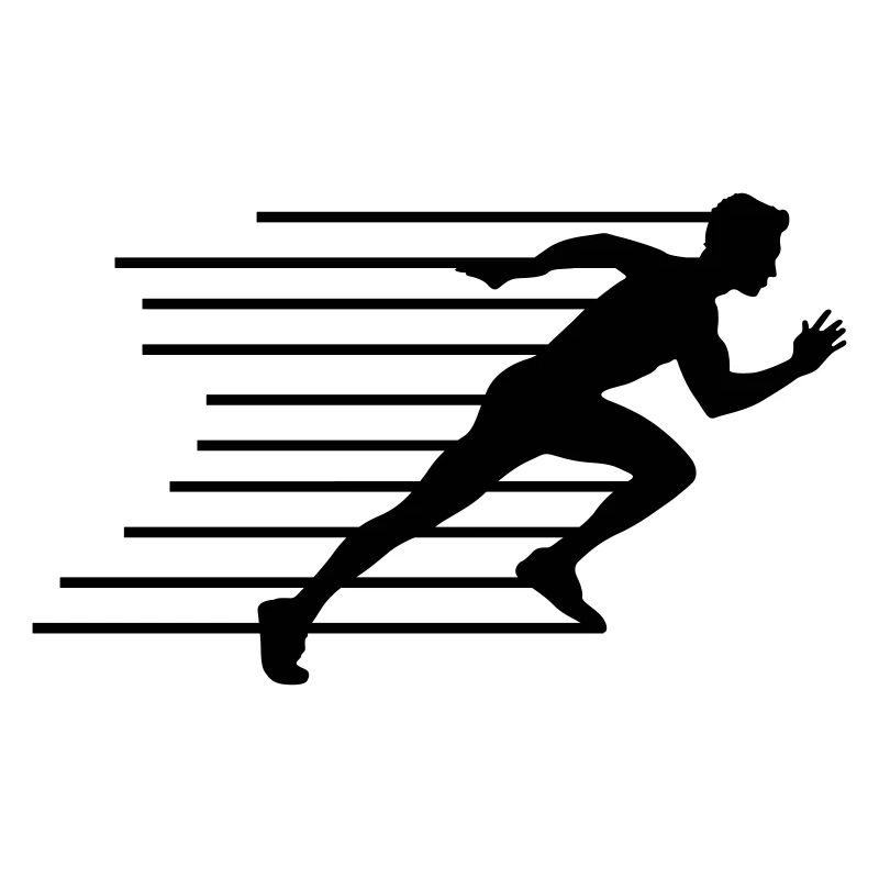 running silhouette