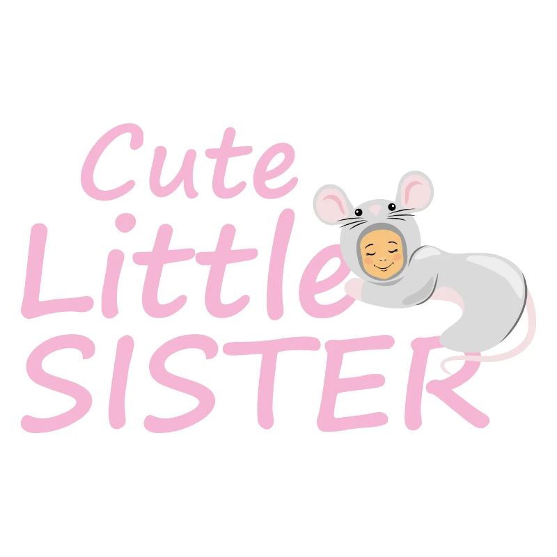 Süße kleine Schwester