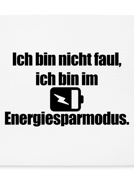 Energiesparmodus aktiv