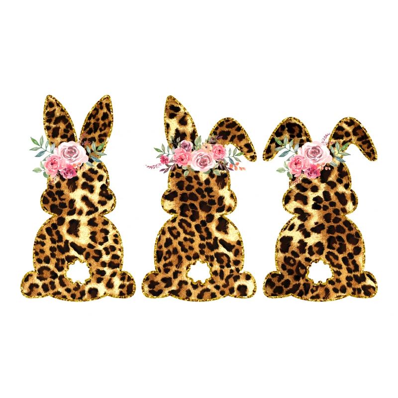 Leopard Easter bunnies Leopard Easter bunnies