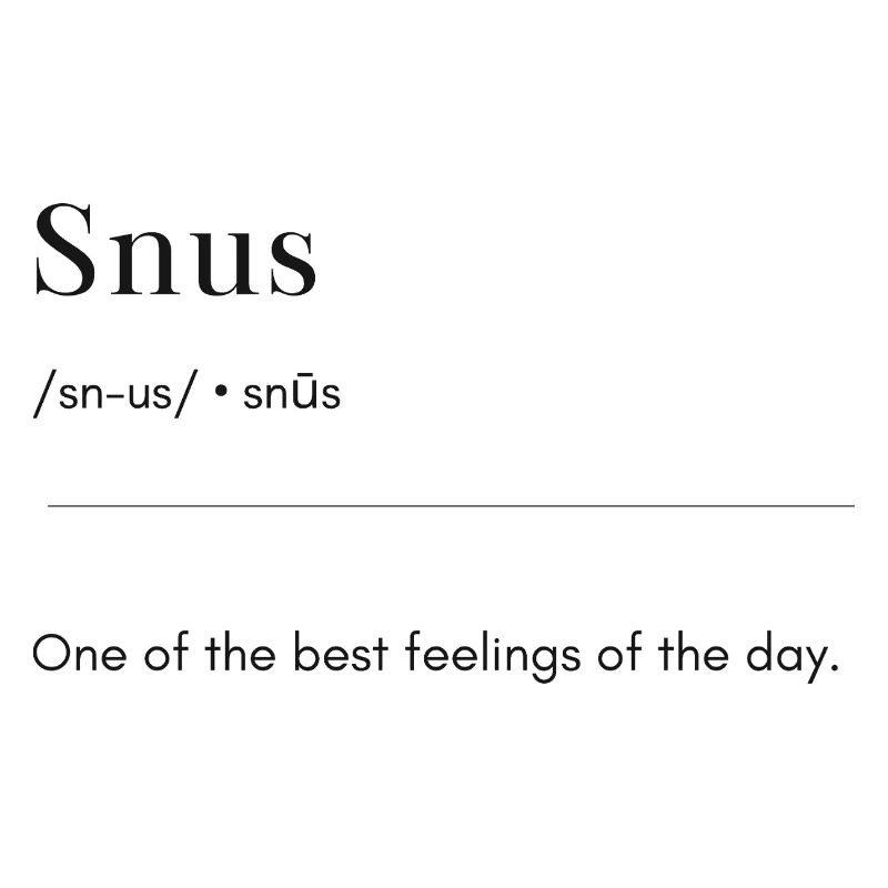 Snus erklärung