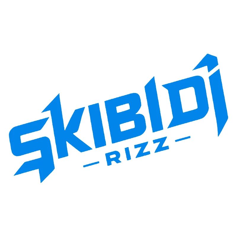 Skibidi Rizz blau