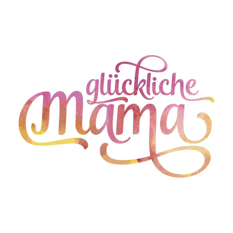 Glückliche Mama