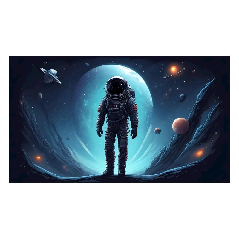 astronaute, perdu dans l’espace