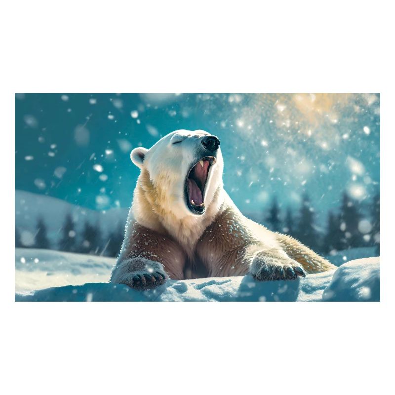 Cute animals chilling – polar bear