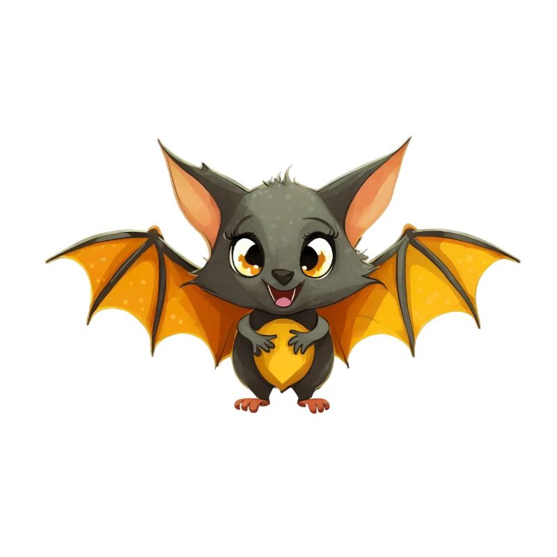 Kleine lustige Fledermaus