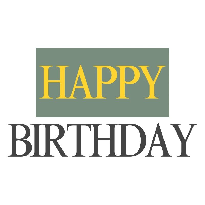 Happy Birthday