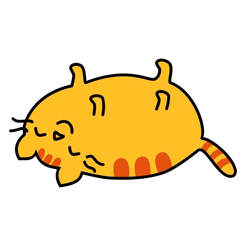 lazy cat