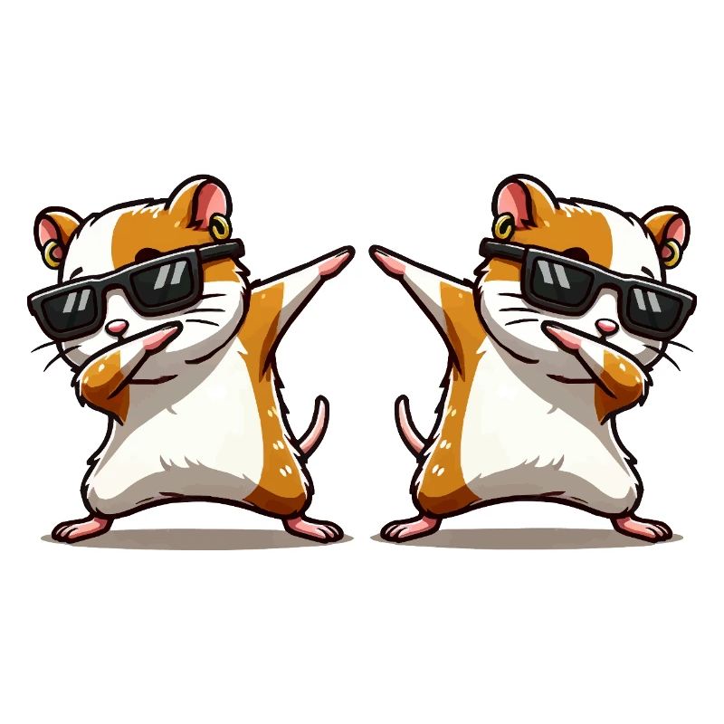 hamster dabbing 2